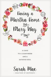 Having a Martha Home the Mary Way: 31 Days to a Clean House and a Satisfied Soul cover