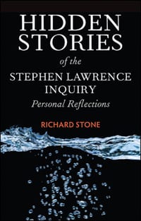 Hidden Stories of the Stephen Lawrence Inquiry: Personal Reflections cover