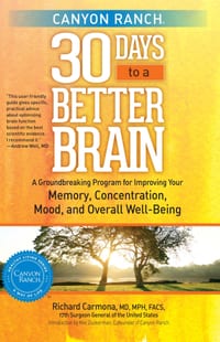 Canyon Ranch 30 Days to a Better Brain cover