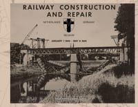 RAILWAY CONSTRUCTION AND REPAIR Netherlands, Belgium, Germany, January 1 1945-May 8 1946. Directorate of Transportation 21 Army Group - BLA. cover