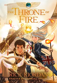 Kane Chronicles, The, Book Two: Throne of Fire: The Graphic Novel, The-The Kane Chronicles, Book Two cover