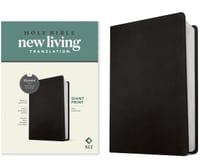 NLT Giant Print Bible, Filament Enabled (Leatherlike, Black, Red Letter) cover