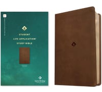 NLT Student Life Application Study Bible, Filament Enabled (Leatherlike, Rustic Brown, Red Letter) cover