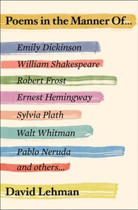 Poems in the Manner Of cover