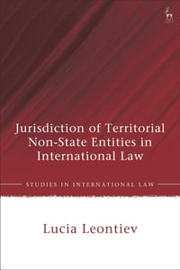 Jurisdiction of Territorial Non-State Entities in International Law cover