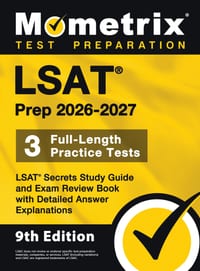 LSAT Prep - Full-Length Practice Tests, LSAT Secrets Study Guide and Exam Review Book with Detailed Answer Explanations: [9th Edition] cover