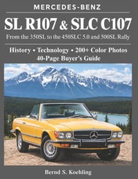 MERCEDES-BENZ, The modern SL cars, The R107 and C107: From the 350SL/SLC to the 560SL and 500 Rally cover