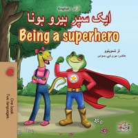 Being a Superhero (Urdu English Bilingual Children's Book) cover