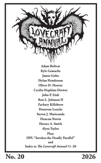 Lovecraft Annual No. 20 (2026) cover