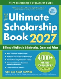 The Ultimate Scholarship Book 2027: Billions of Dollars in Scholarships, Grants and Prizes cover