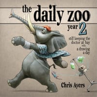 The Daily Zoo Year 2: Keeping the Doctor at Bay with a Drawing a Day cover