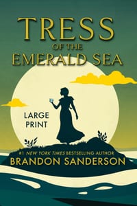 Tress of the Emerald Sea: A Large Print Cosmere Novel cover
