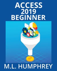 Access 2019 Beginner cover