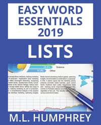 Word 2019 Lists cover