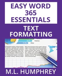Word 365 Text Formatting cover