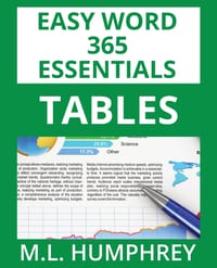 Word 365 Tables cover