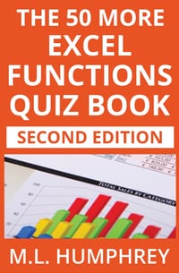 The 50 More Excel Functions Quiz Book: Second Edition cover