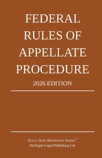 Federal Rules of Appellate Procedure; 2026 Edition: With Appendix of Length Limits and Comprehensive Index cover