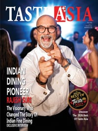 Taste Asia Magazine Interview with Rajesh Suri: Exploring Asian Culinary Treasures cover
