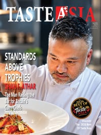 Taste Asia Magazine Interview with Shah F. Athar: Exploring Asian Culinary Treasures cover