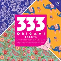 333 Origami Sheets Enchanting India Designs: High-Quality Double-Sided Paper Pack Book cover