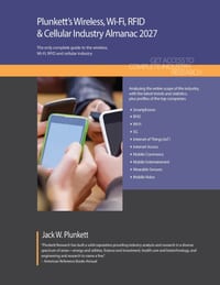 Plunkett's Wireless, Wi-Fi, RFID & Cellular Industry Almanac 2027: Wireless, Wi-Fi, RFID & Cellular Industry Market Research, Statistics, Trends and L cover