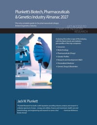 Plunkett's Biotech, Pharmaceuticals & Genetics Industry Almanac 2027: Biotech, Pharmaceuticals & Genetics Industry Market Research, Statistics, Trends cover