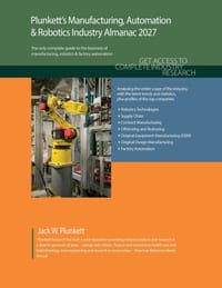 Plunkett's Manufacturing, Automation & Robotics Industry Almanac 2027: Manufacturing, Automation & Robotics Industry Market Research, Statistics, Tren cover