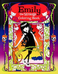 Emily the Strange Coloring Book cover
