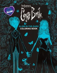 Tim Burton's Corpse Bride Glow-In-The-Dark Coloring Book cover