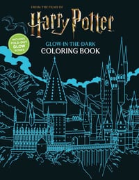Harry Potter Glow-In-The-Dark Coloring Book - Coloring Book for Teens and Adults, Officially Licensed (Harry Potter) cover