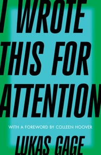 I Wrote This for Attention cover