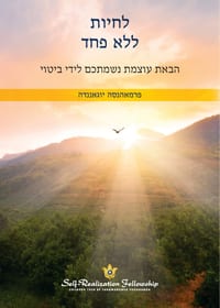 לחיות ללא פחד (Living Fearlessly - Hebrew) cover