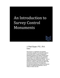 An Introduction to Survey Control Monuments cover