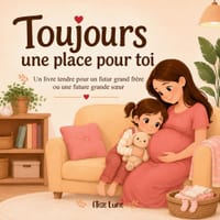 Toujours une place pour toi: Un livre tendre pour les futurs grands frères et futures grandes soeurs cover