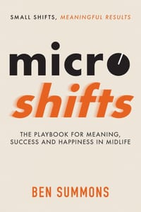microshifts: The playbook for meaning, success and happiness in midlife cover