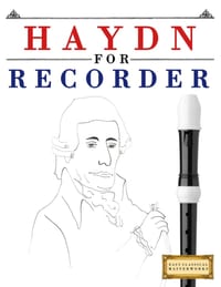 Haydn for Recorder: 10 Easy Themes for Recorder Beginner Book cover