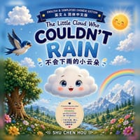 The Little Cloud Who Couldn't Rain 不会下雨的小云朵: 英語 × 簡體中ਧ cover
