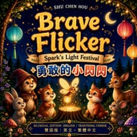 Brave Flicker 勇敢的小閃閃: Bilingual Edition: English & Traditional Chinese Inspirational Picture Book for Childr cover