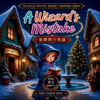 A Wizard's Mistake 巫師的小失誤: A Heartwarming Bilingual Christmas Fantasy Adventure for Children cover