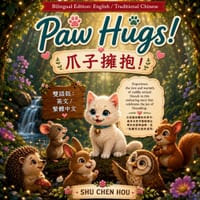 Paw Hugs 爪子擁抱: A Bilingual English-Traditional Chinese Story About Friendship, Kindness, and the Warmth of Animal Friends cover