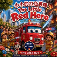 The Little Red Hero 小小的紅色英雄: A Bilingual English-Traditional Chinese Picture Book About Courage, Kind cover