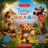 Teddy's Big Time Trip 泰迪的時光大旅行: An Exciting Bilingual Adventure Through Time, History, Friends cover