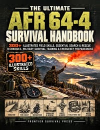 The Ultimate AFR 64-4 Survival Handbook: 300+ Illustrated Field Skills, Essential Search & Rescue Techniques, Military Survival Training & Emergency P cover