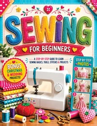 Sewing Machine for Beginners: The Illustrated Step-by-Step Guide to Understanding and Using Your Machine with Confidence Threading, Tension, Stitches cover