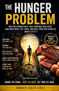 The Hunger Problem: Why Willpower Fails, Why Cravings Take Over, and What Meat, Fat, Eggs, and Real Food can Teach Us About Satiety. cover