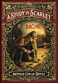 A Study in Scarlet (Golden Monarch Collector's Edition) (Case Laminate Hardcover with Jacket) cover