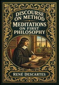 Discourse on Method & Meditations on First Philosophy (Golden Monarch Collector's Edition) (Case Laminate Hardcover with Jacket) cover