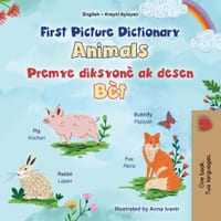 First Picture Dictionary - Animals (English Haitian Creole Bilingual Children's Book) cover