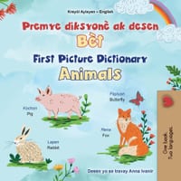 First Picture Dictionary - Animals (Haitian Creole English Bilingual Children's Book) cover
